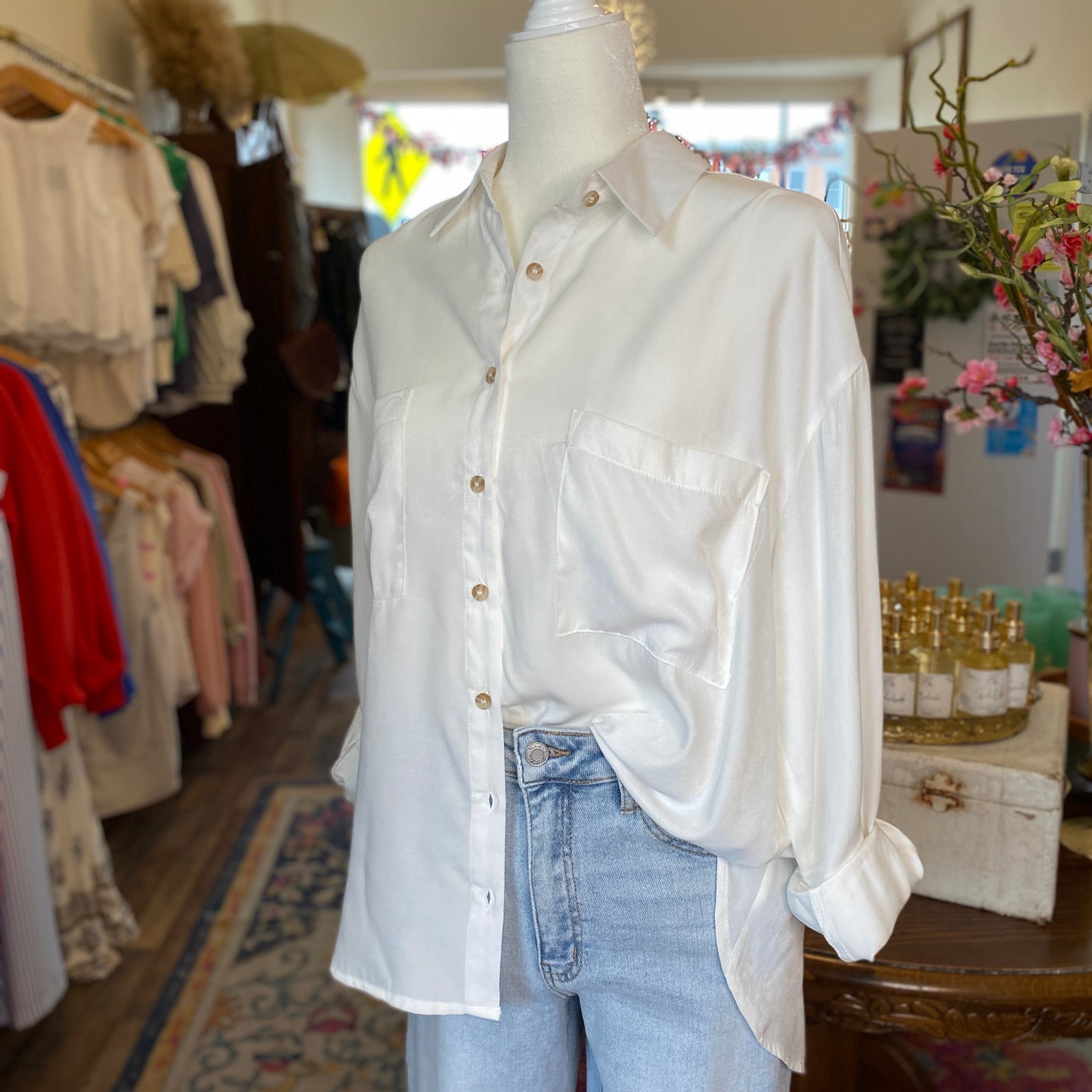 Stacey Oversized Button Down Shirt