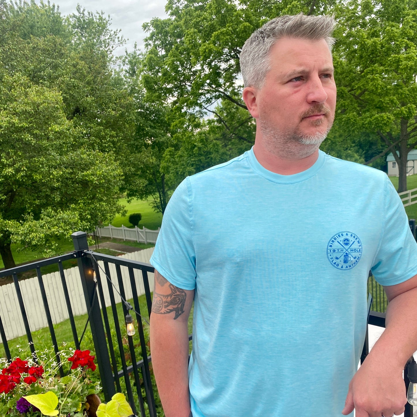 Birdies and Brews Tee by Flag & Anthem