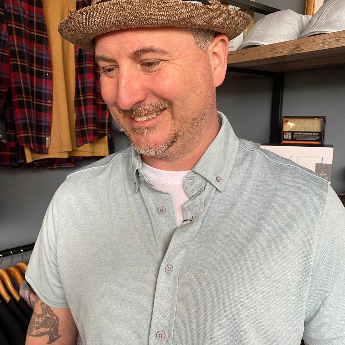 The Scott Knit Sport Shirt by Report Collection