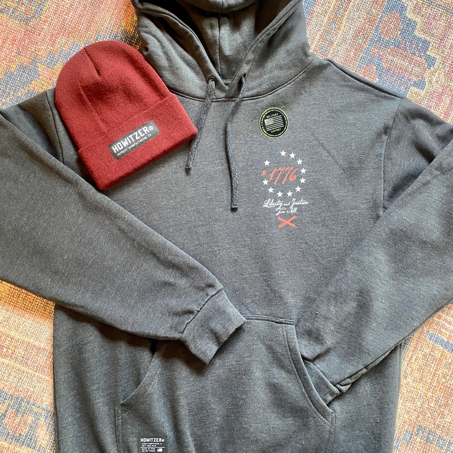 Liberty and Justice Hoodie by Howitzer