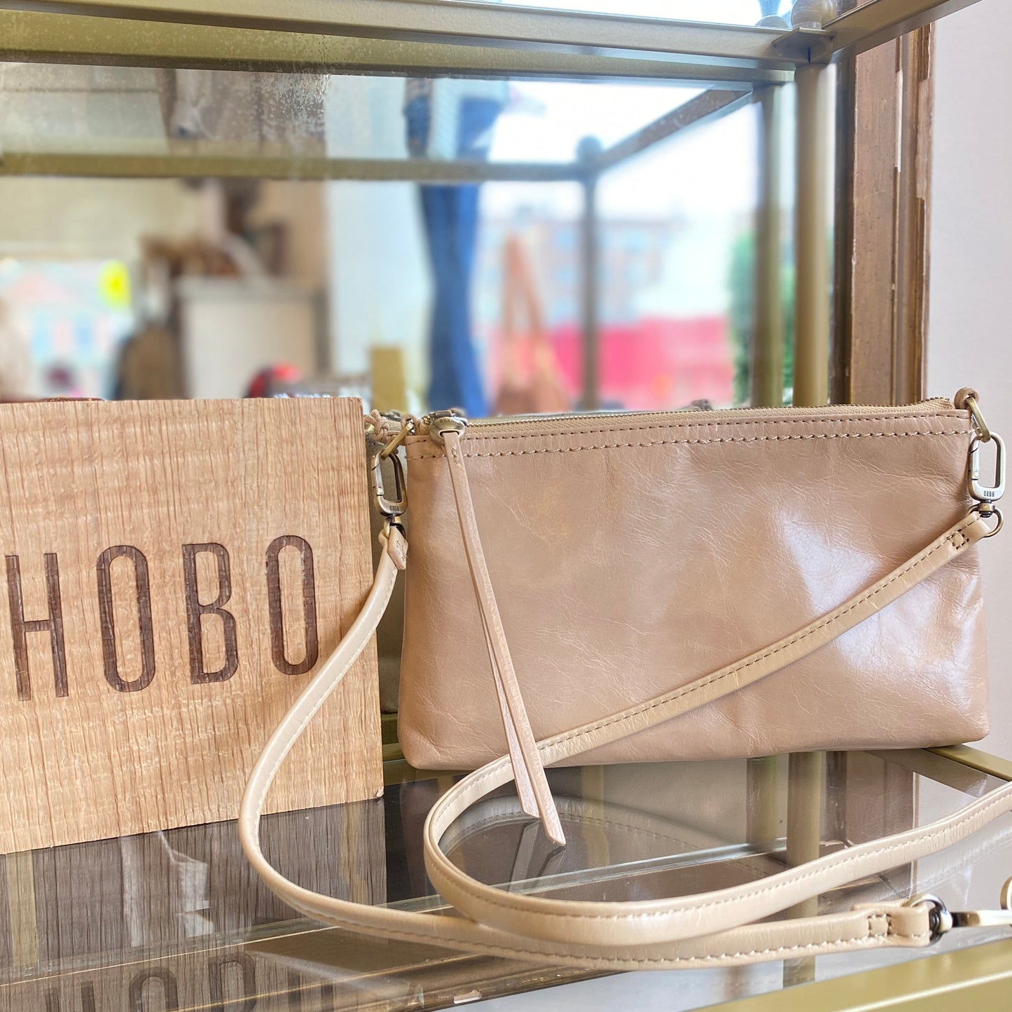 Darcy Crossbody in Sand by HOBO