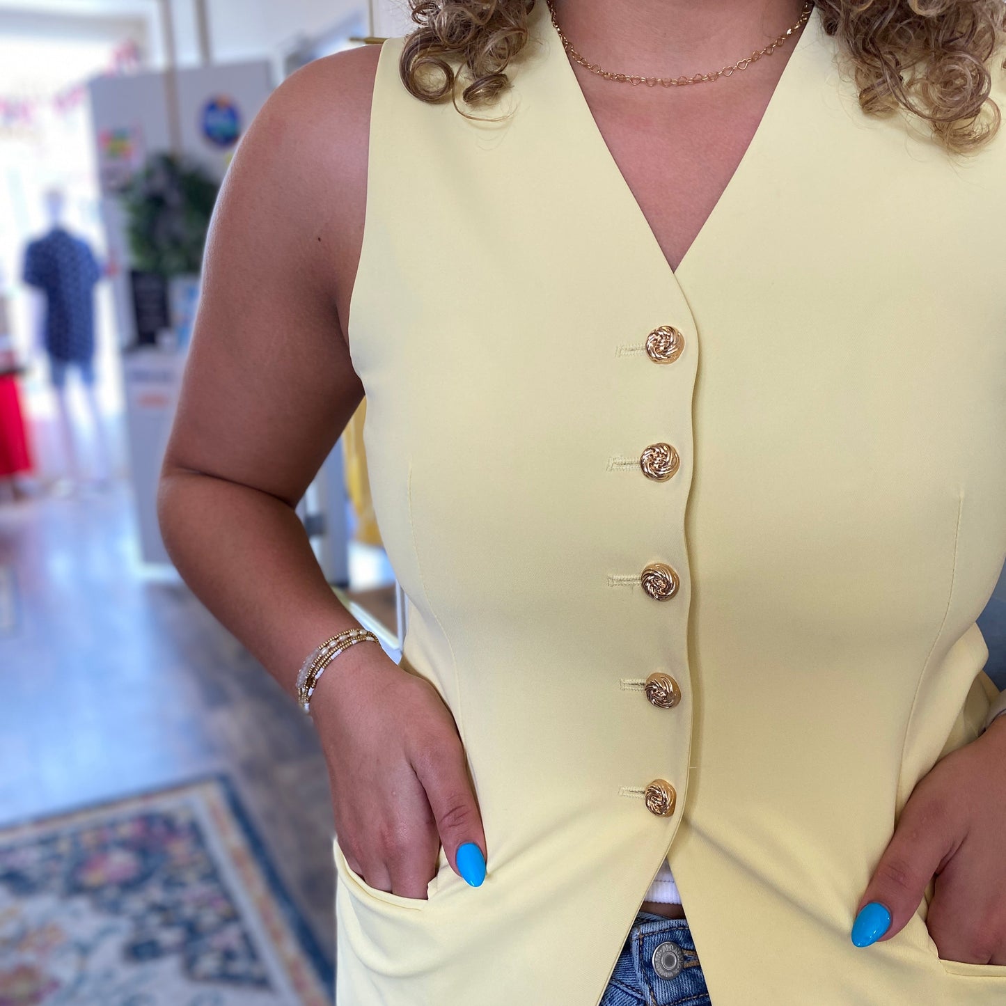 Amber V-neck Vest
