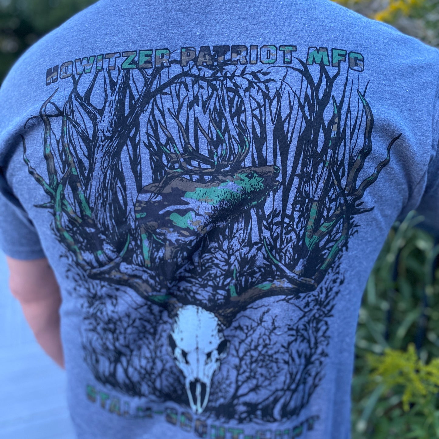 Stalk Gray Tee by Howitzer