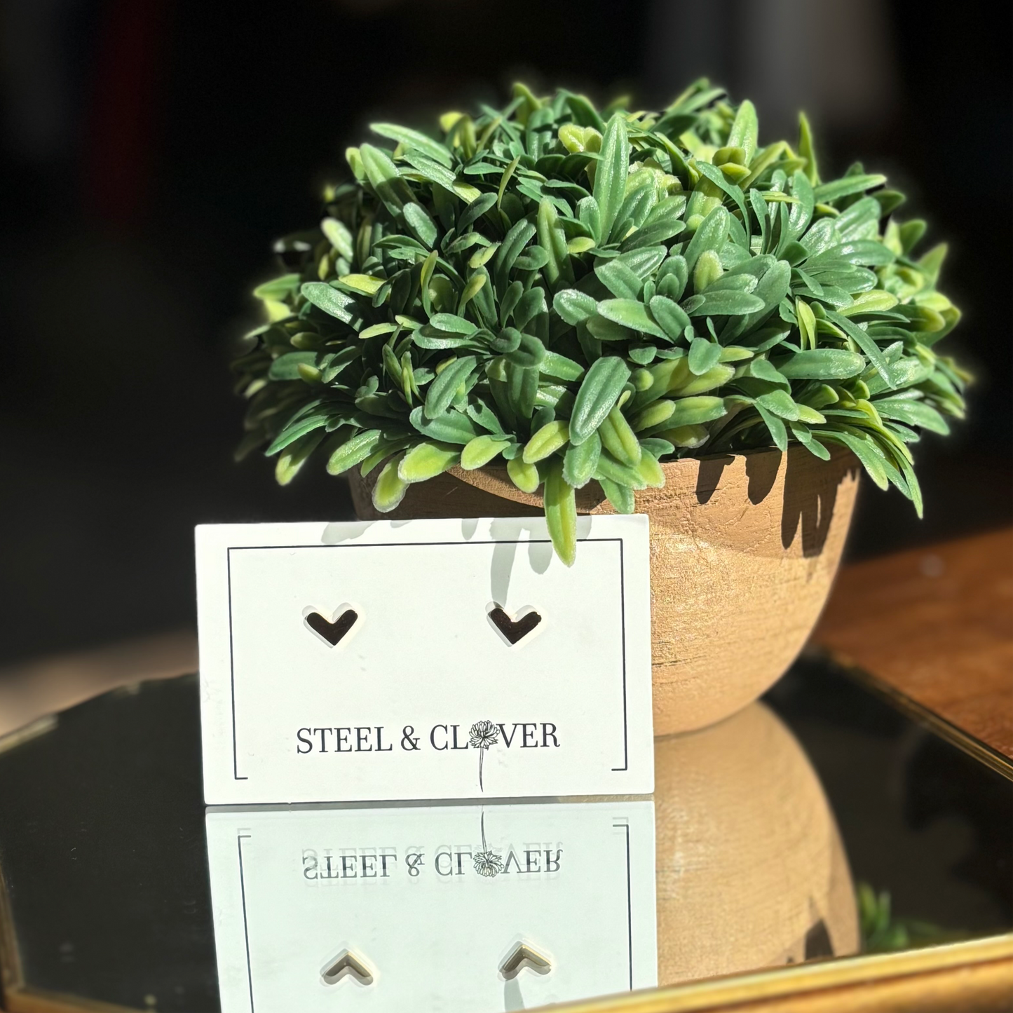 Heart Valley Stud Earring