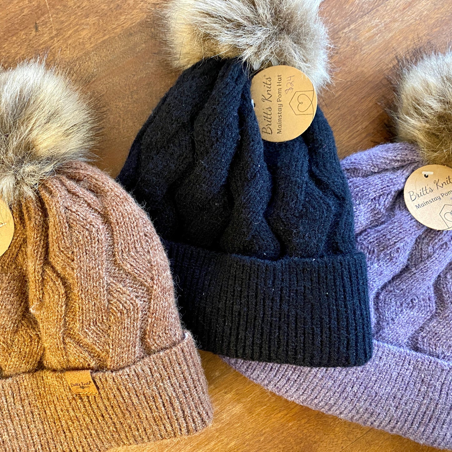 Women's Winter Pom Pom Hats