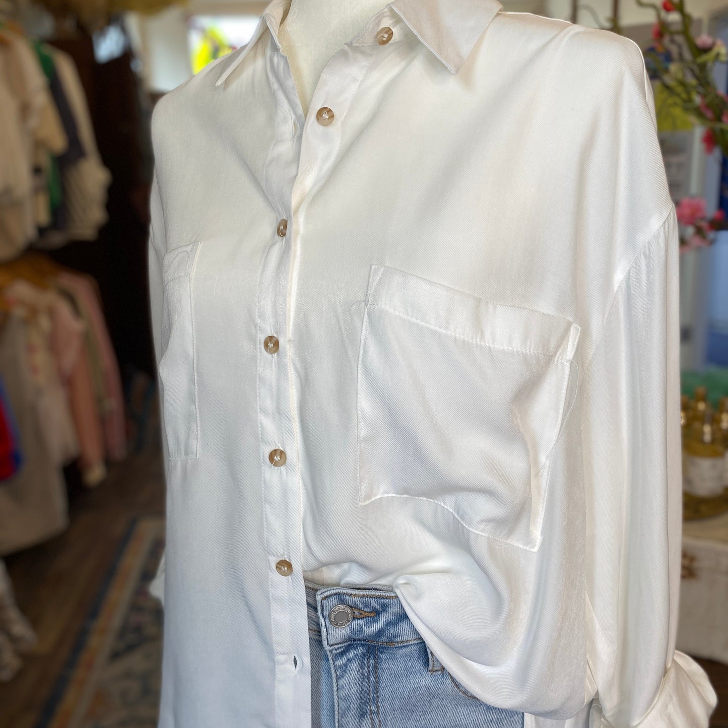 Stacey Oversized Button Down Shirt