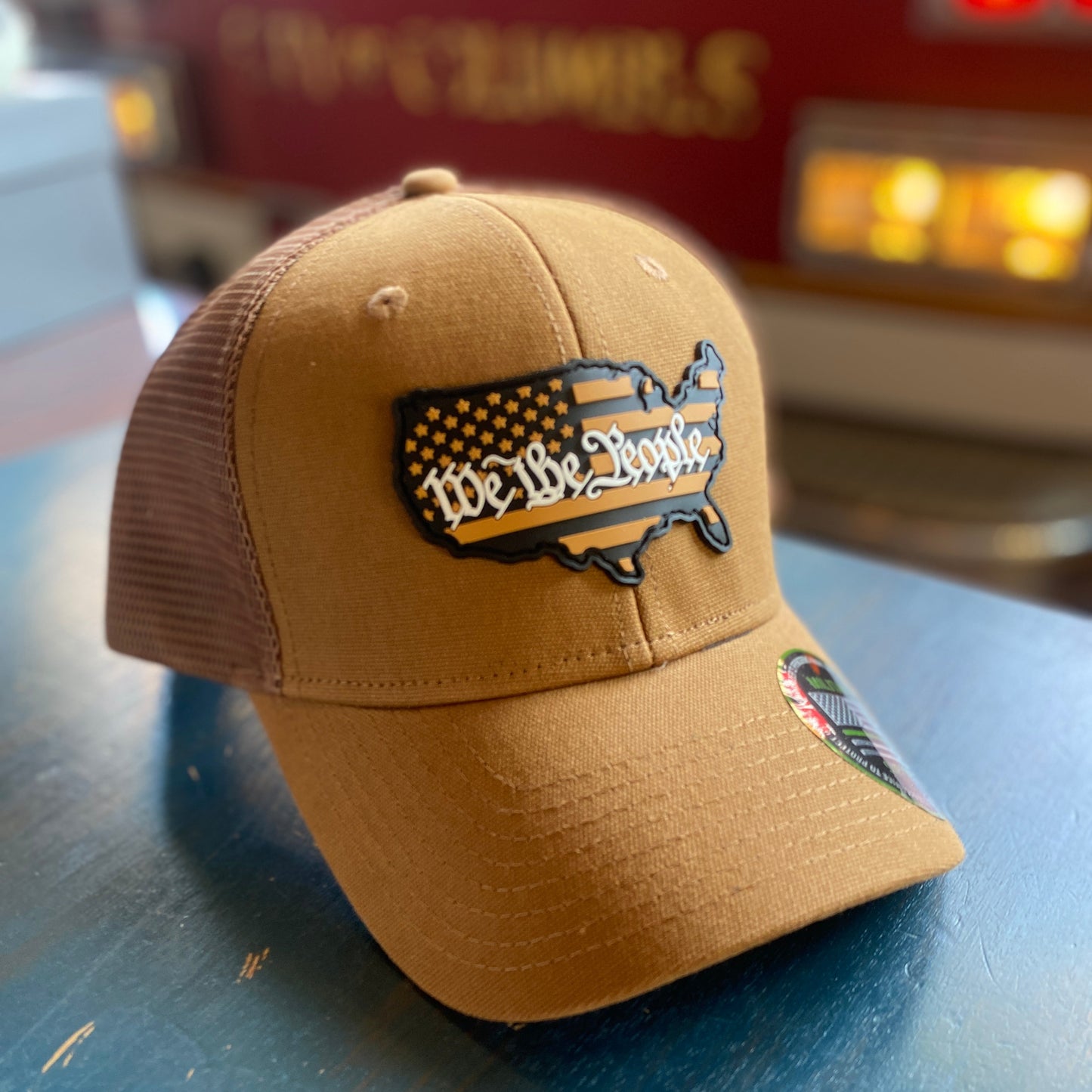 We The People States Hat in Camel by Howitzer