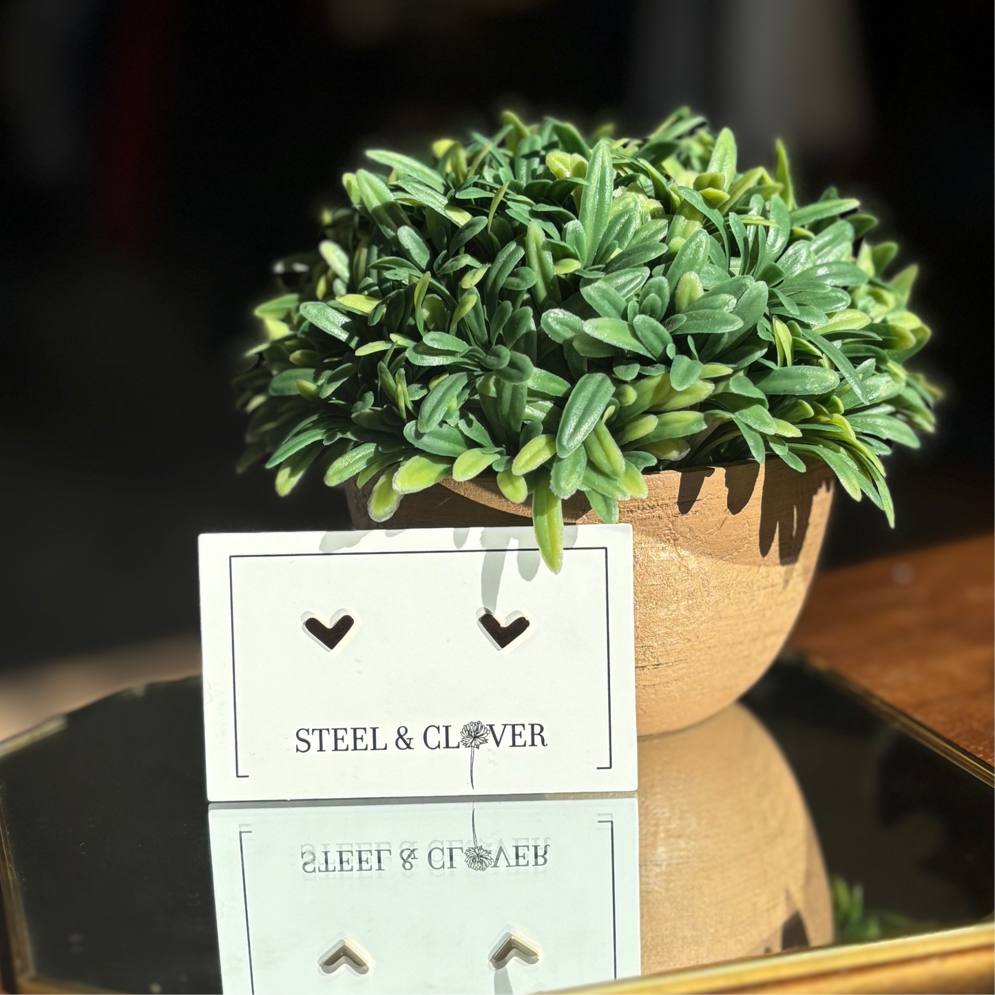 Heart Valley Stud Earring