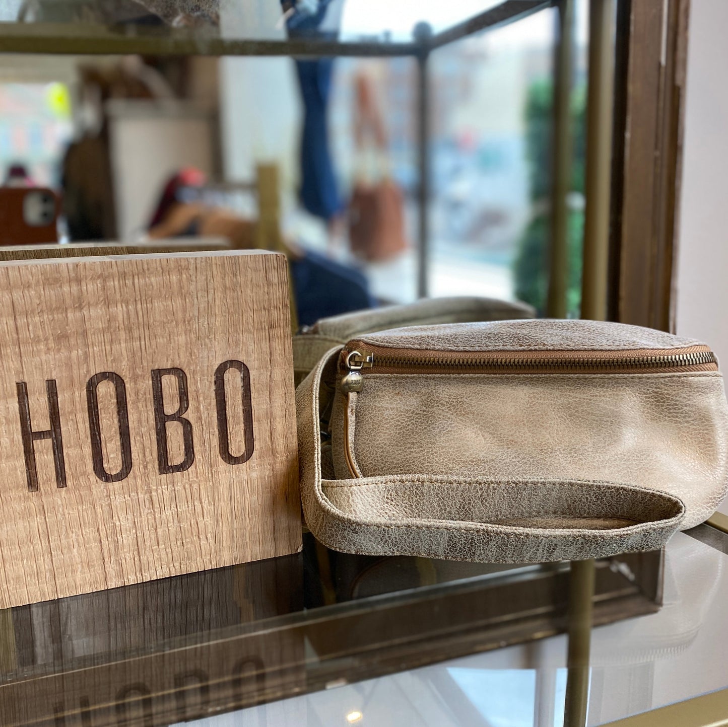 Fern Belt Bag in Gold Leaf by HOBO
