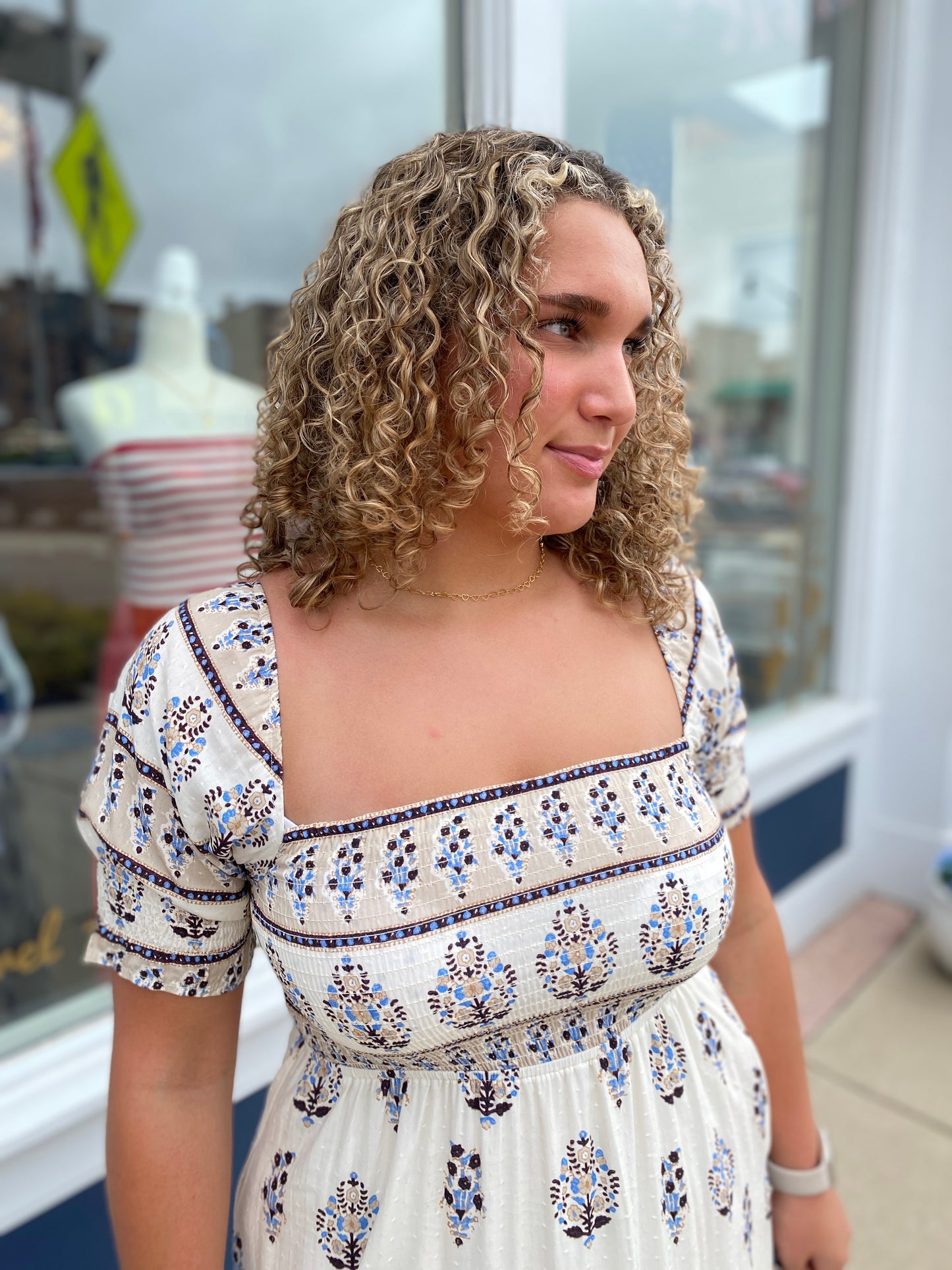 Summertown Smocked Maxi Dress by Flag & Anthem