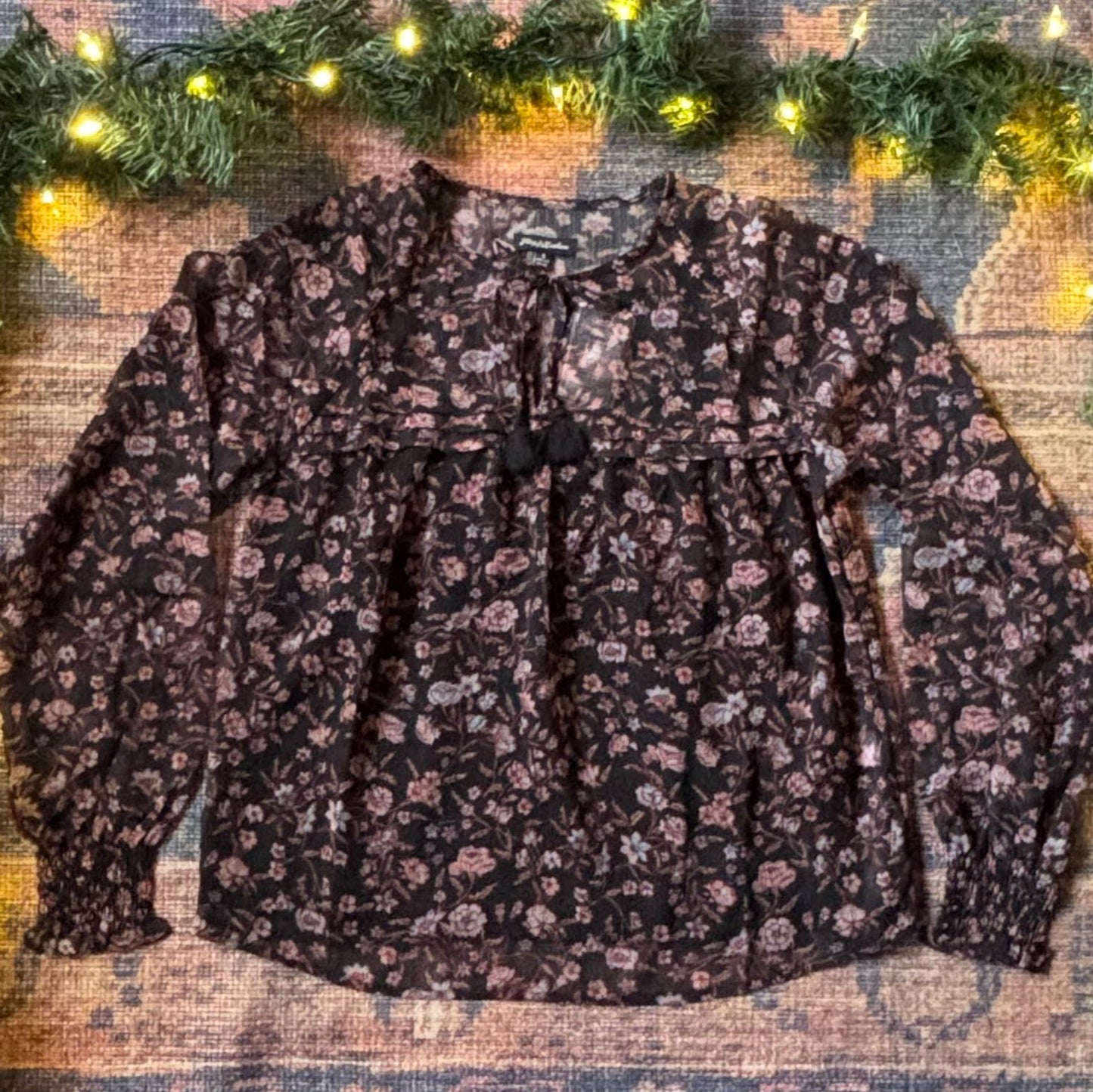 Chelsea Pintuck L/S Blouse by Flag & Anthem