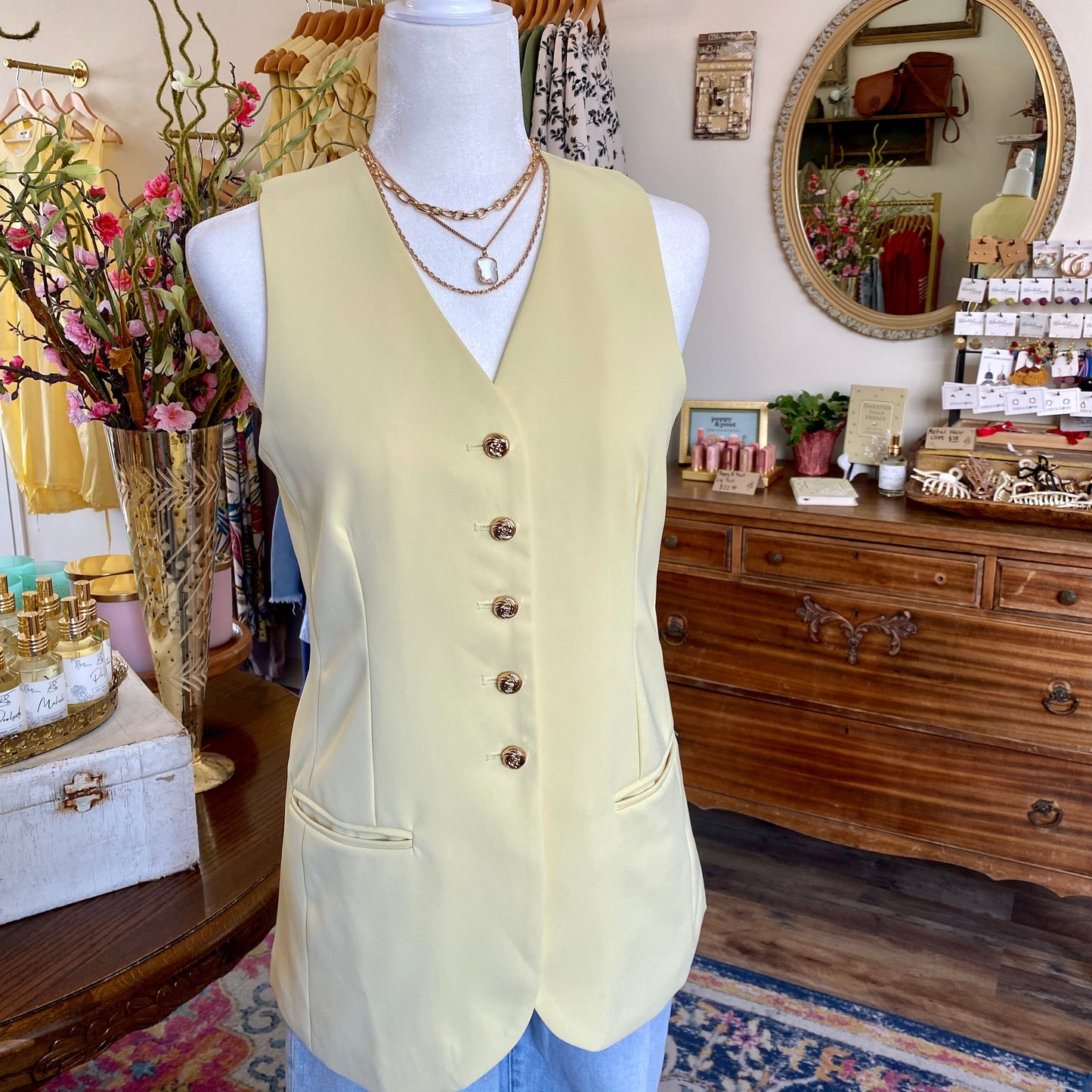Amber V-neck Vest