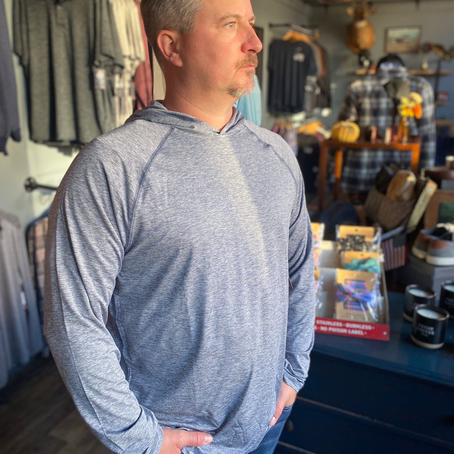 Victory Performance Hoodie in Slate by Flag & Anthem