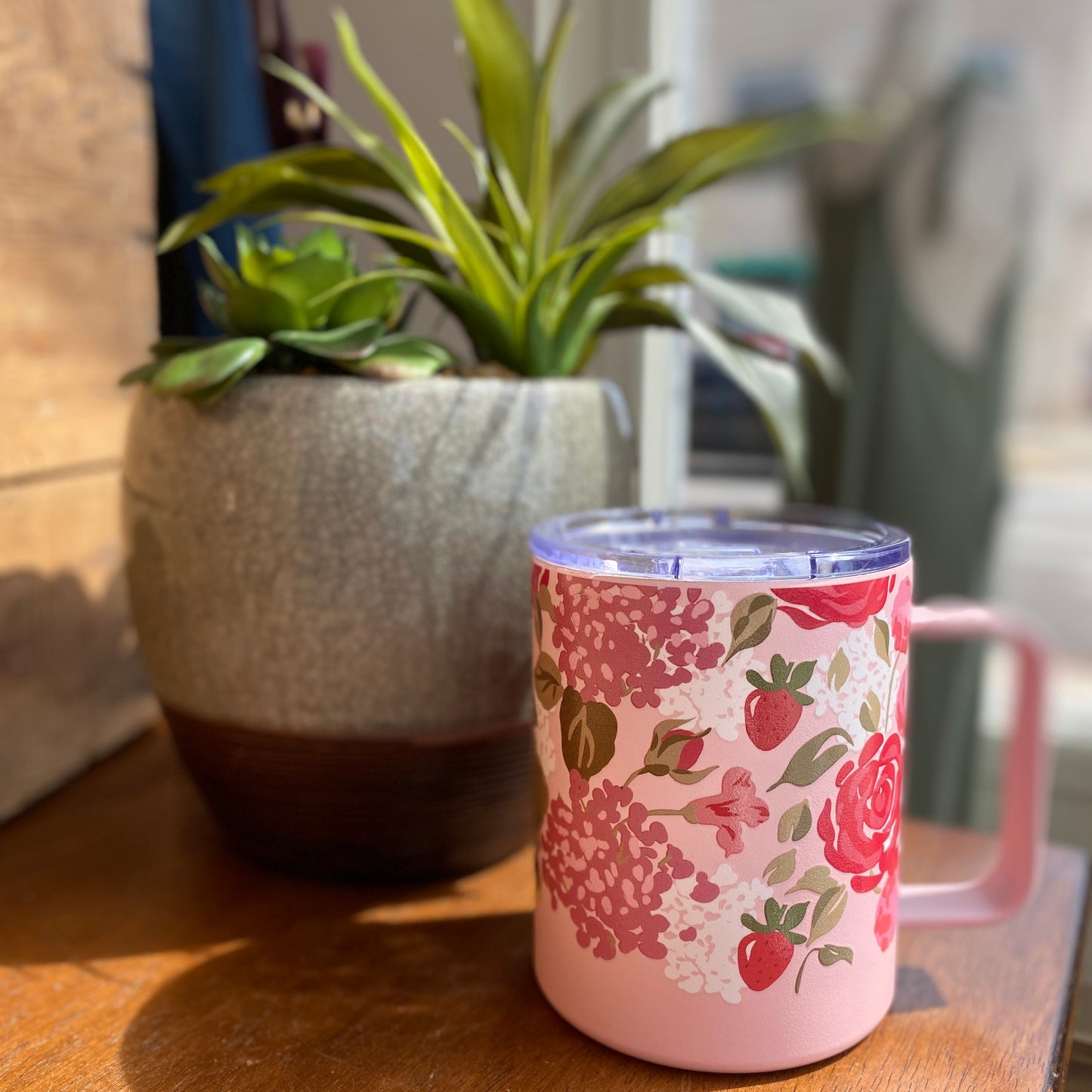 Rose Garden-14 oz Insulated Mug