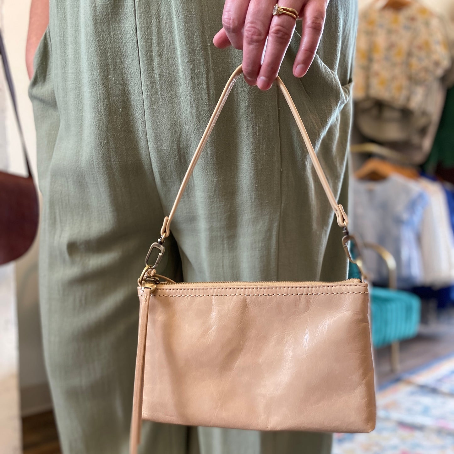 Darcy Crossbody in Sand by HOBO