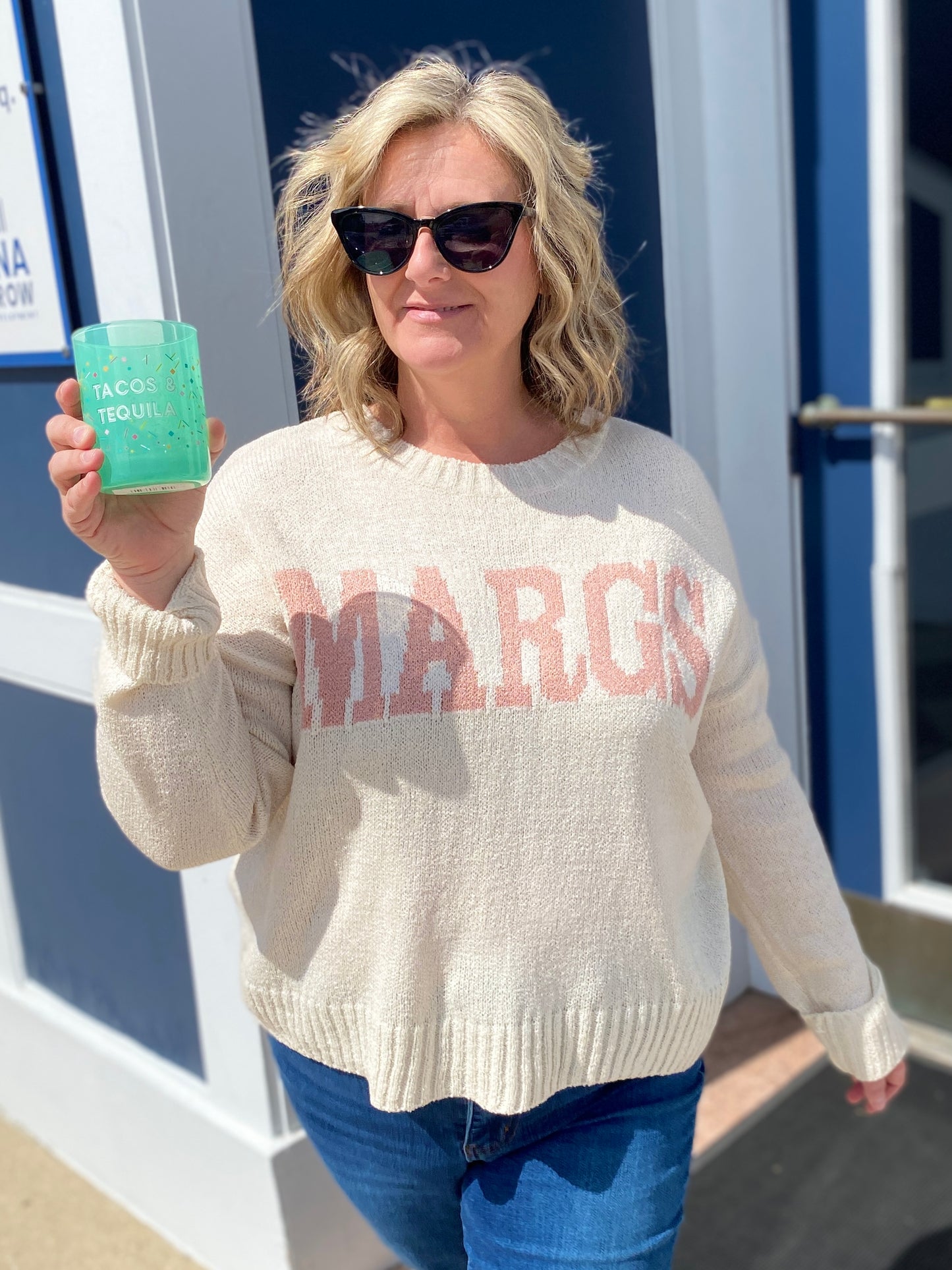 MARGS Lightweight Sweater in Cream