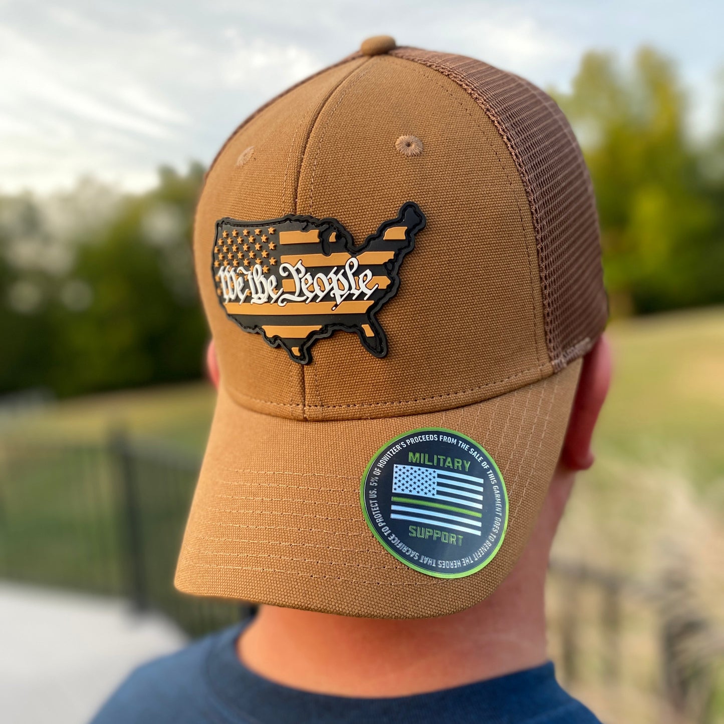 We The People States Hat in Camel by Howitzer