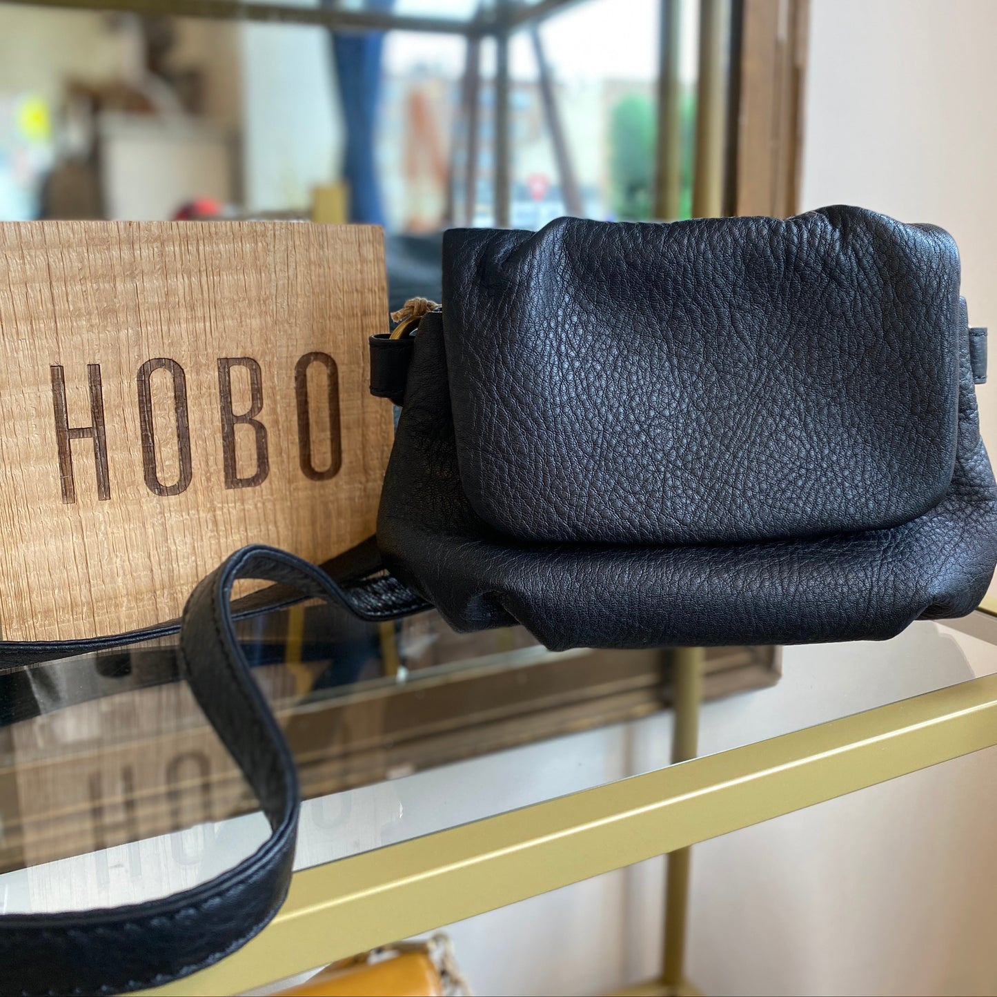 Harley Crossbody Sling in Black by HOBO