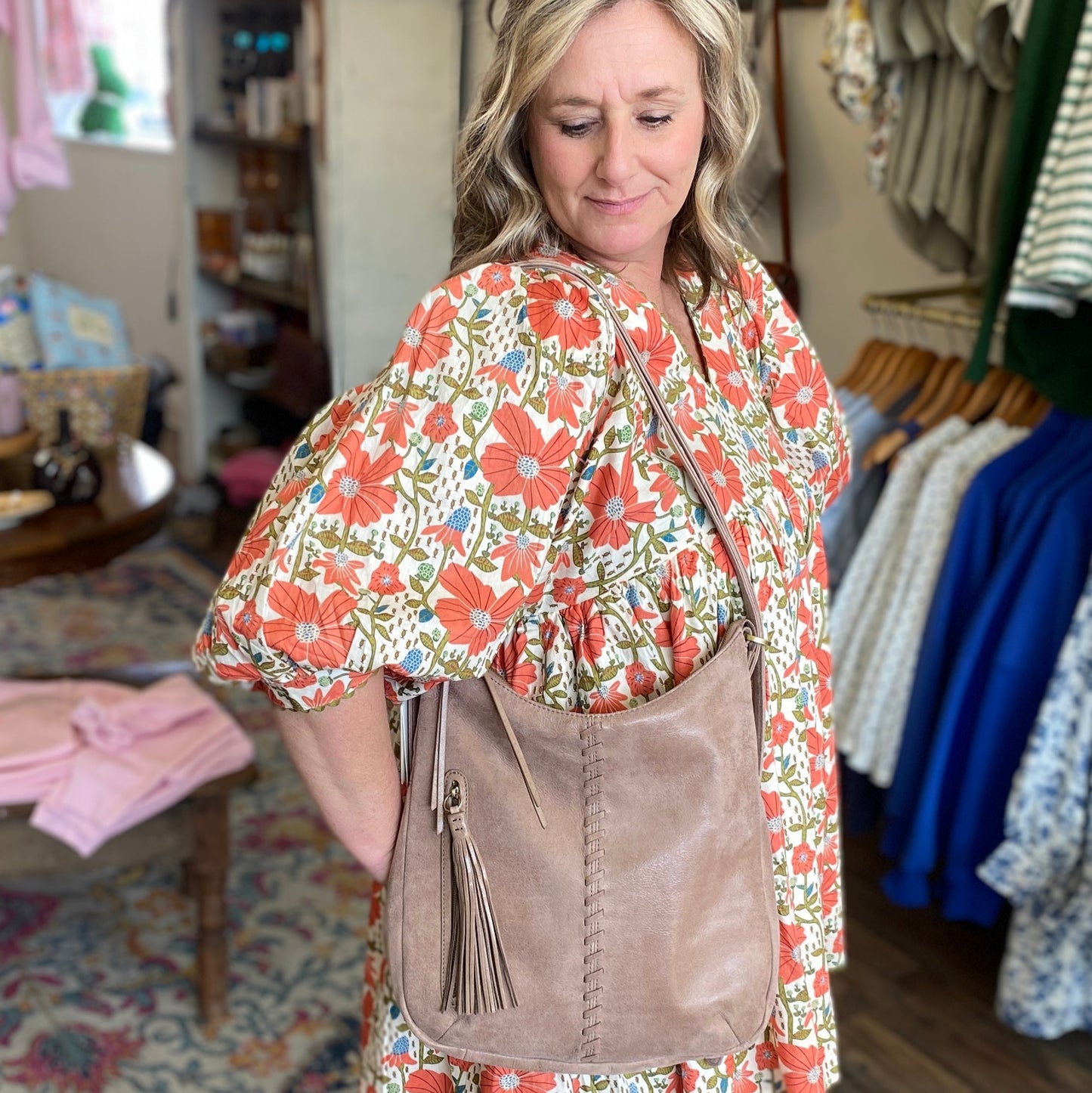 Merrin Convertible Backpack in Hazel by HOBO