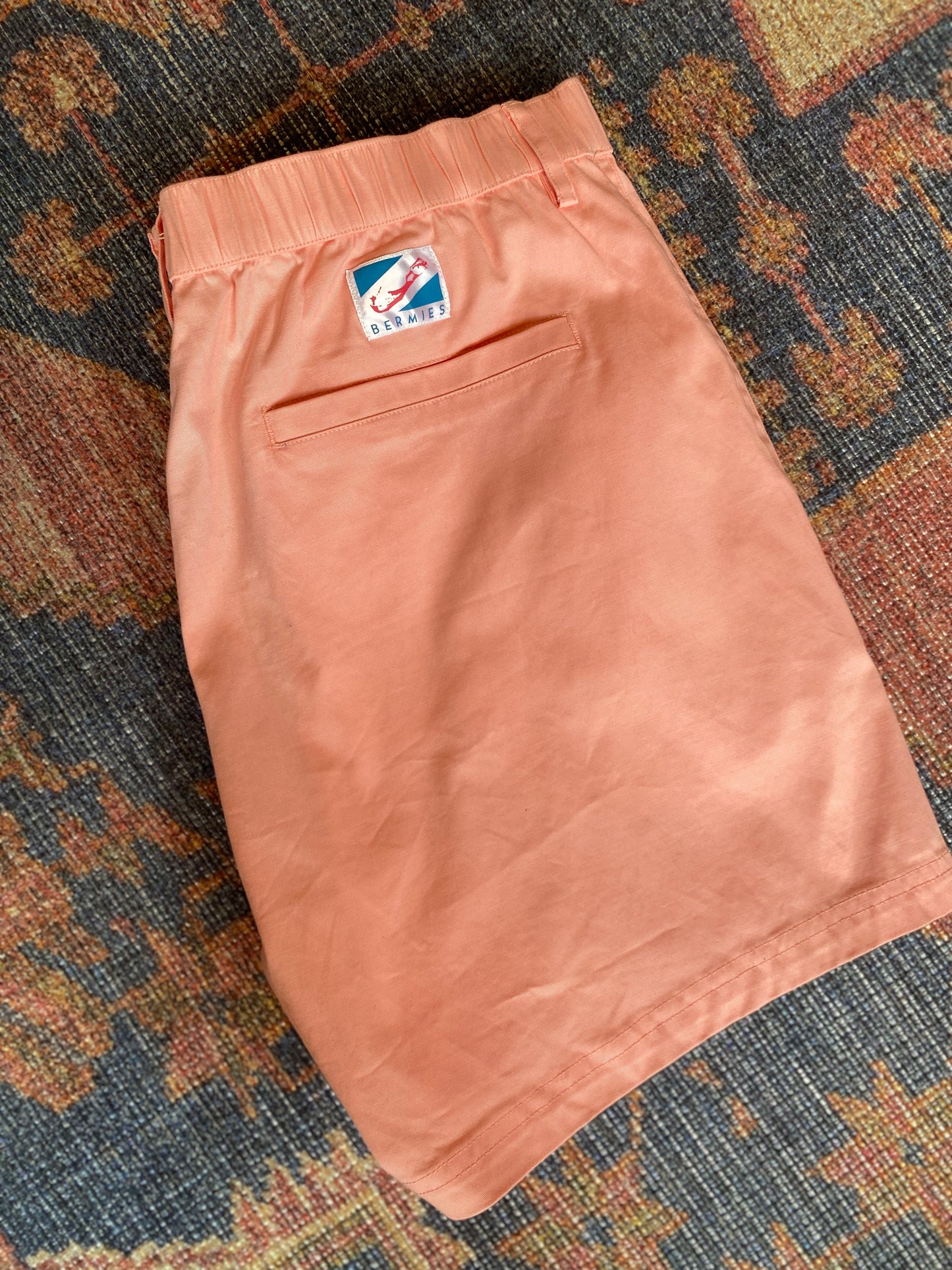 PINK COTTON SHORTS by BERMIES