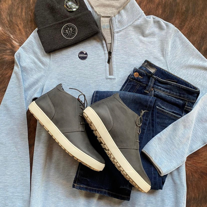 ASHTON MENS GREY SNEAKER