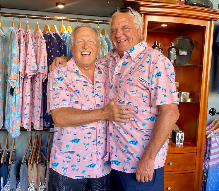Men's Pink Tiger Hawaiian Shirt