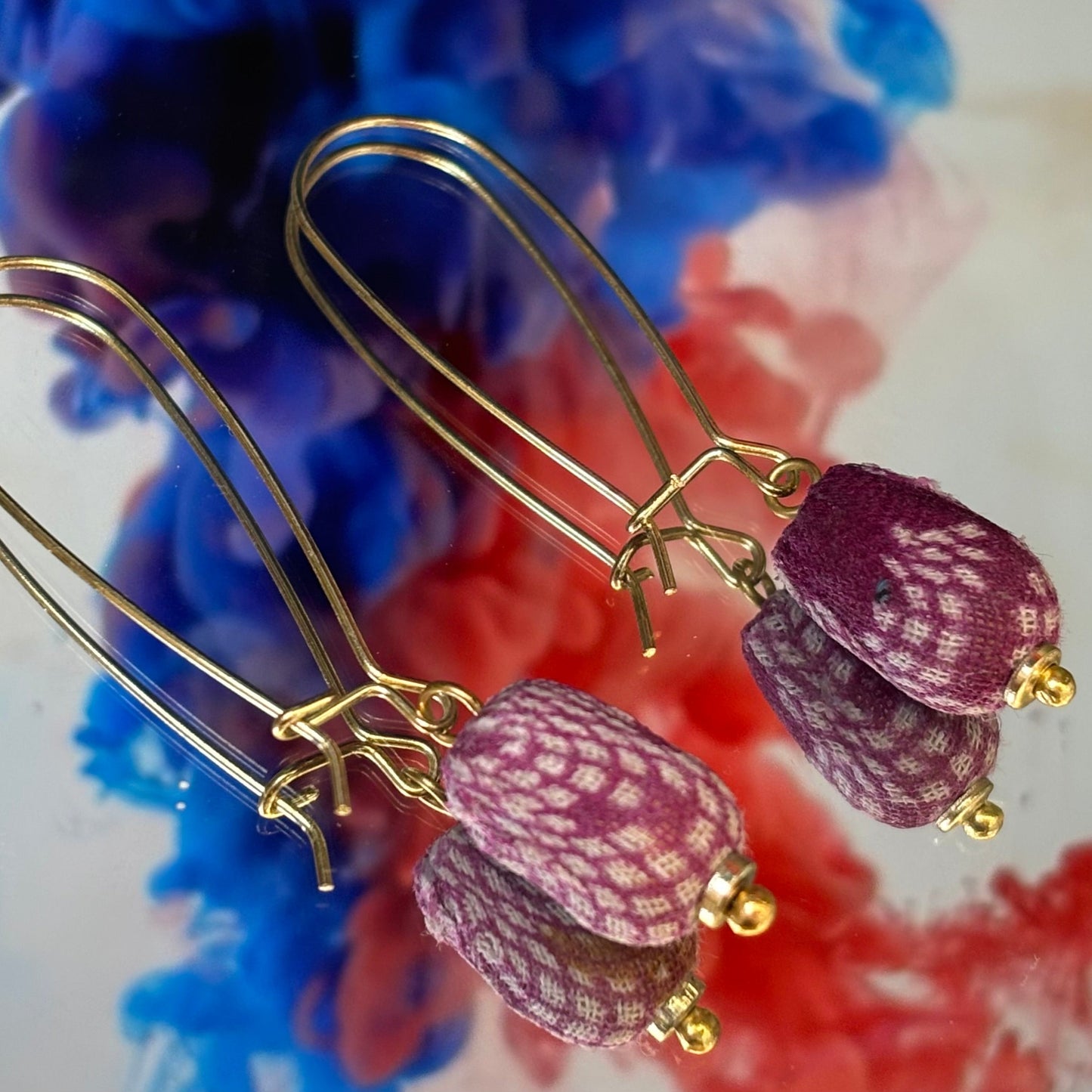 Kantha Kayda Earrings by World Finds