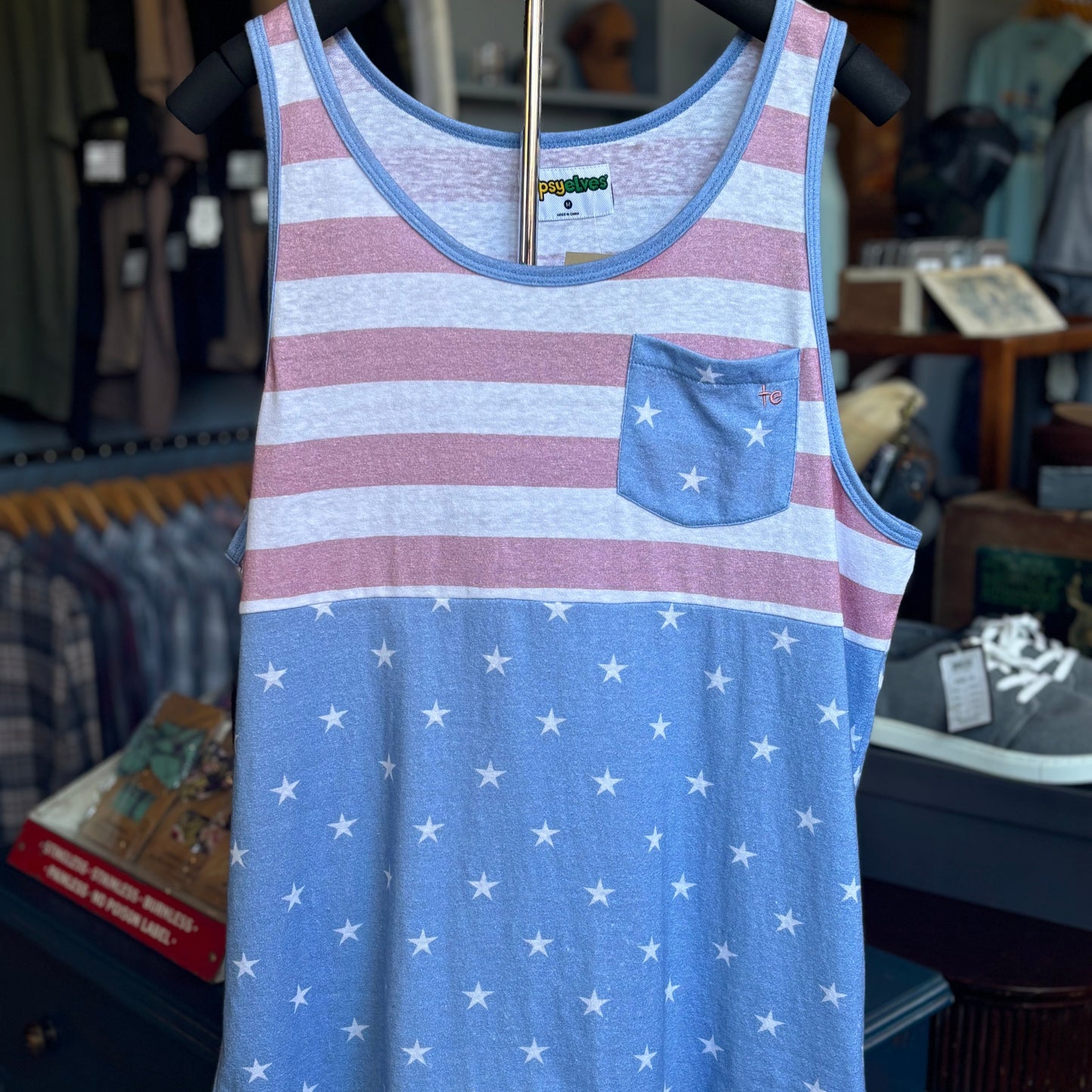 Men's Faded Flag Tank Top