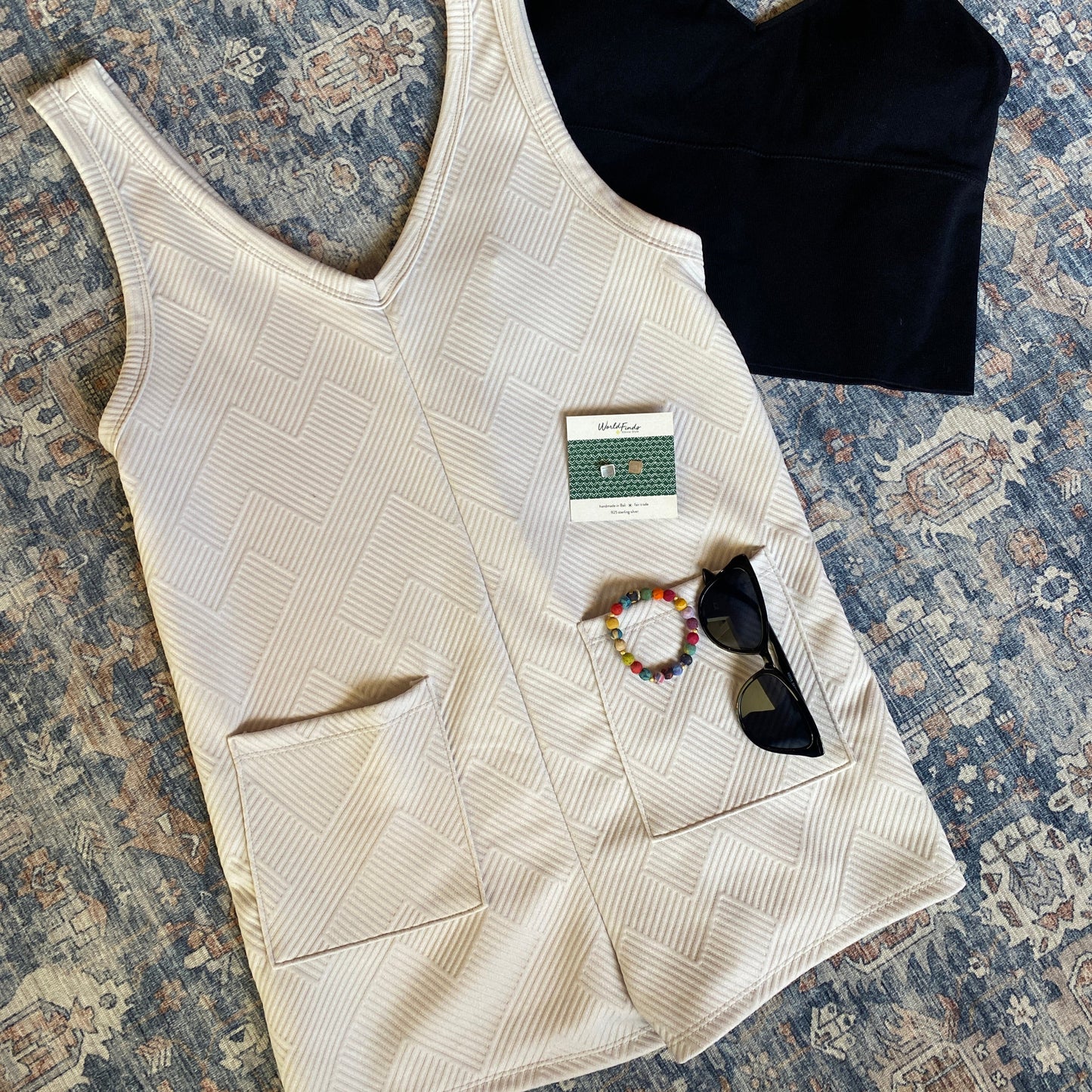 Silver Textured Solid Romper