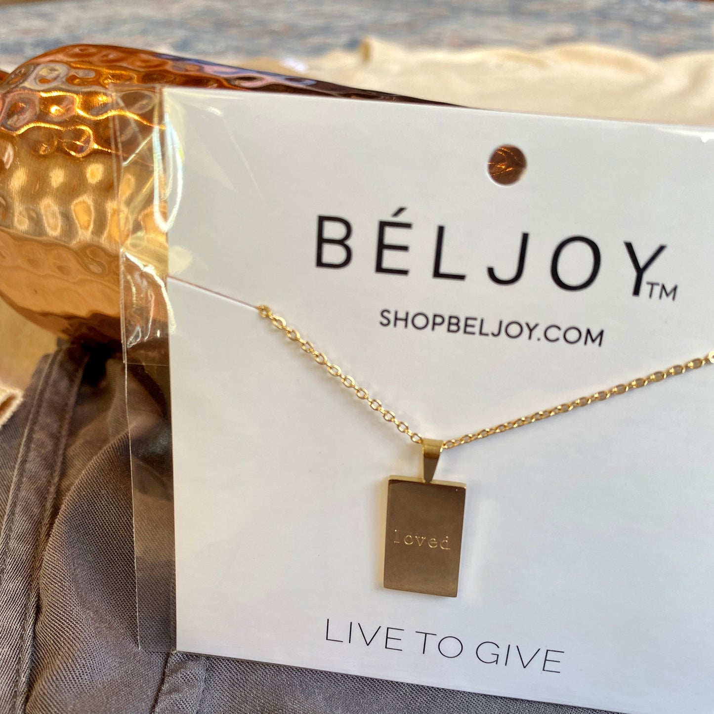 Amour Waterproof Necklace in Gold