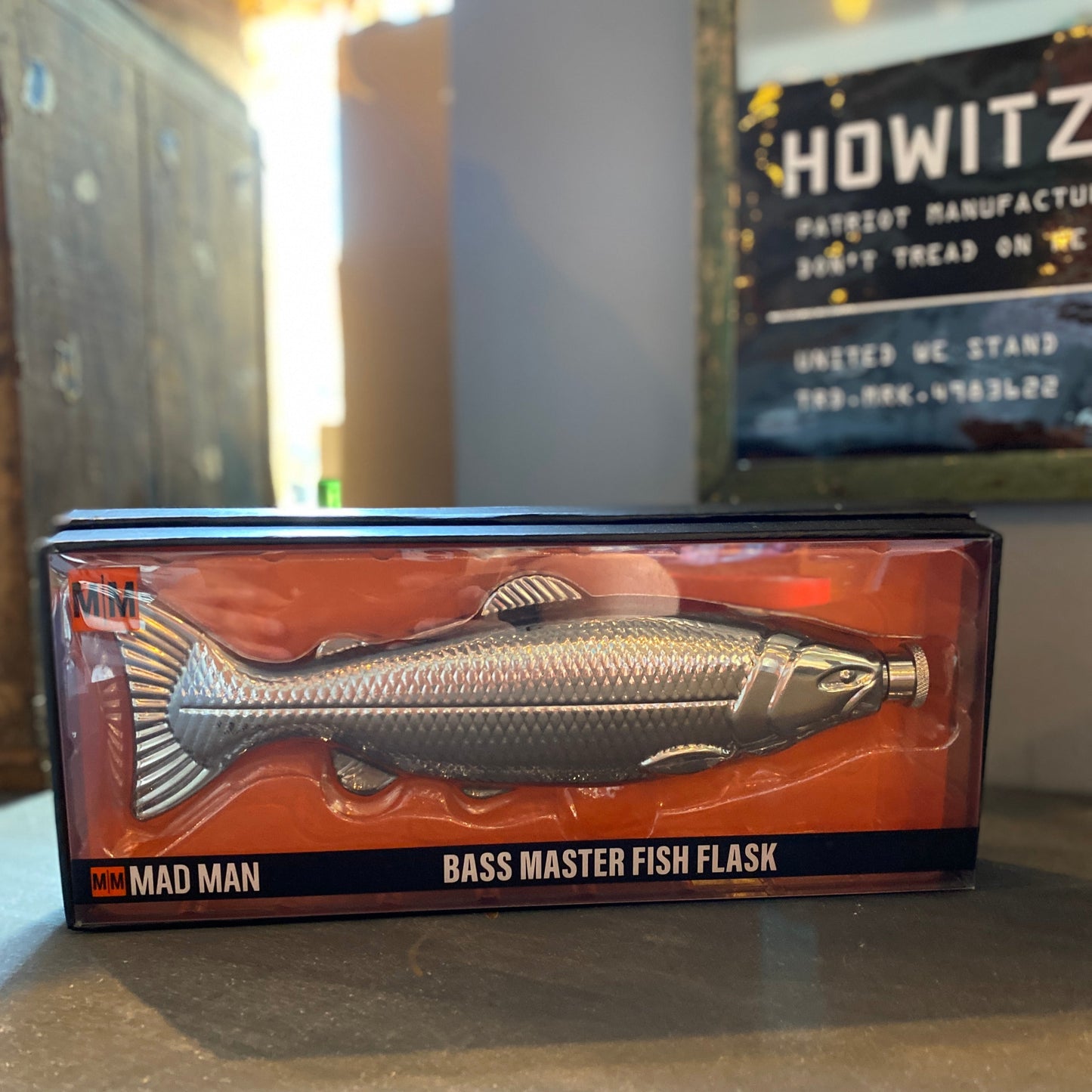 Bass Master Fish Flask