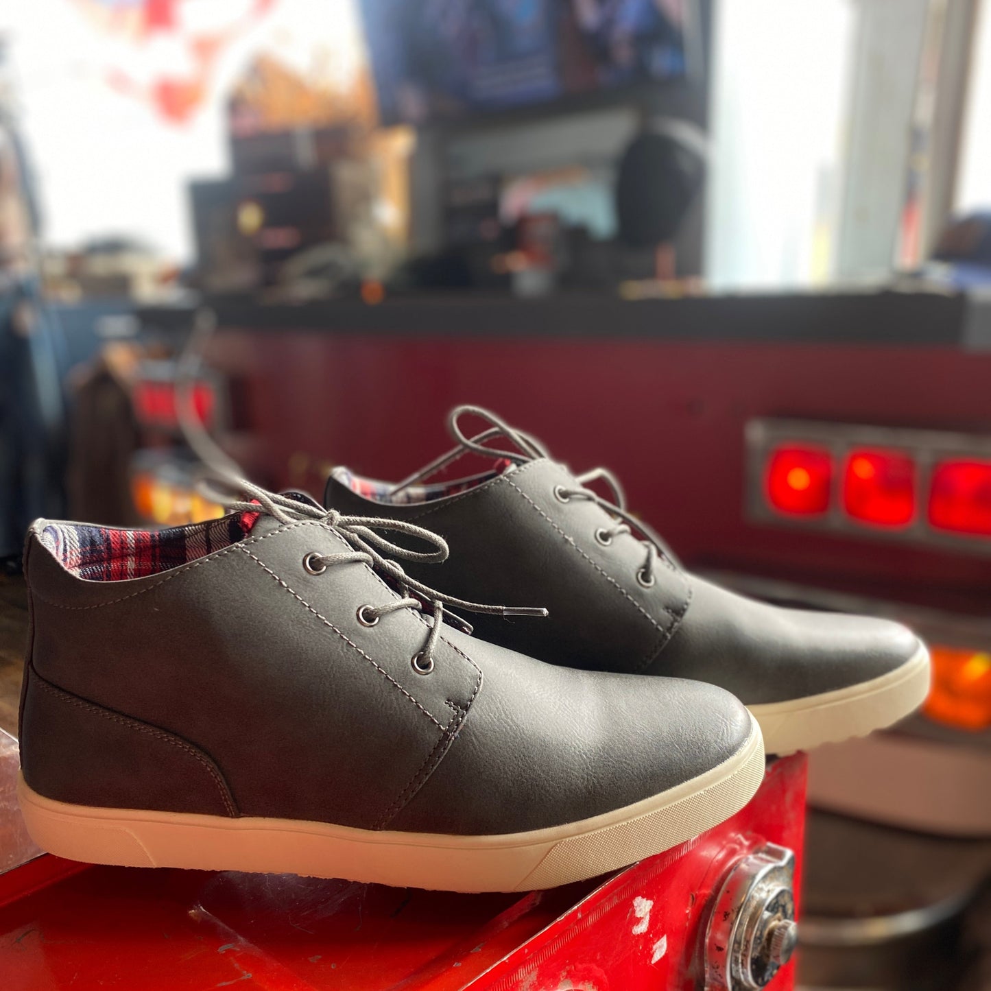 ASHTON MENS GREY SNEAKER