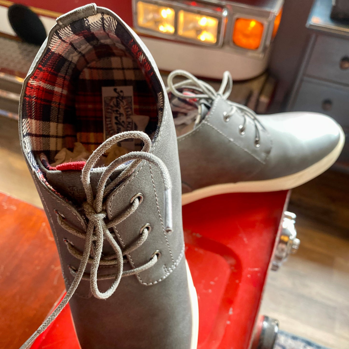ASHTON MENS GREY SNEAKER
