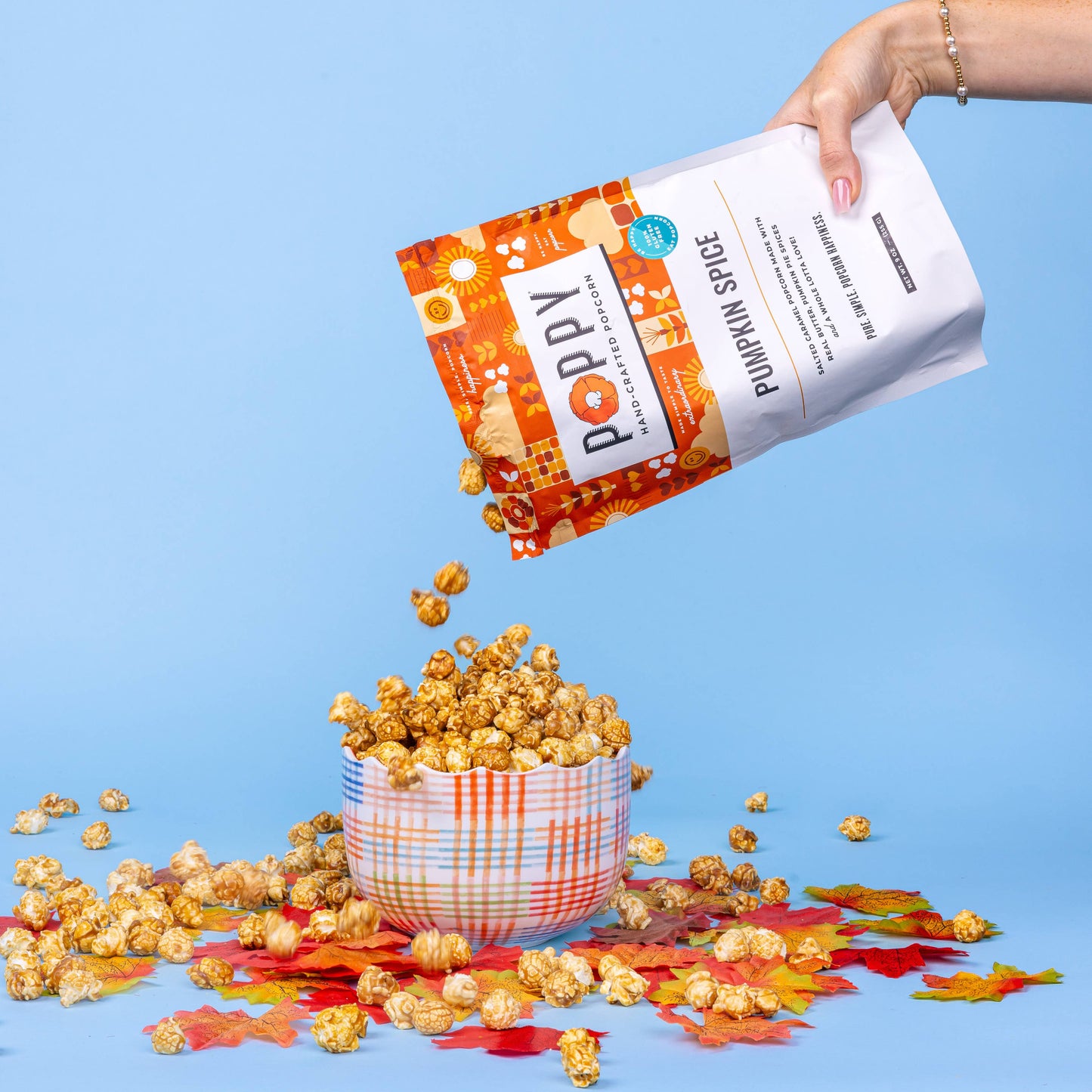 Fall Pumpkin Spice Popcorn