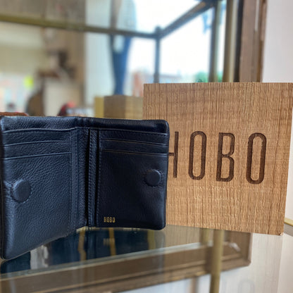 Lumen Mini Wallet in Black by HOBO
