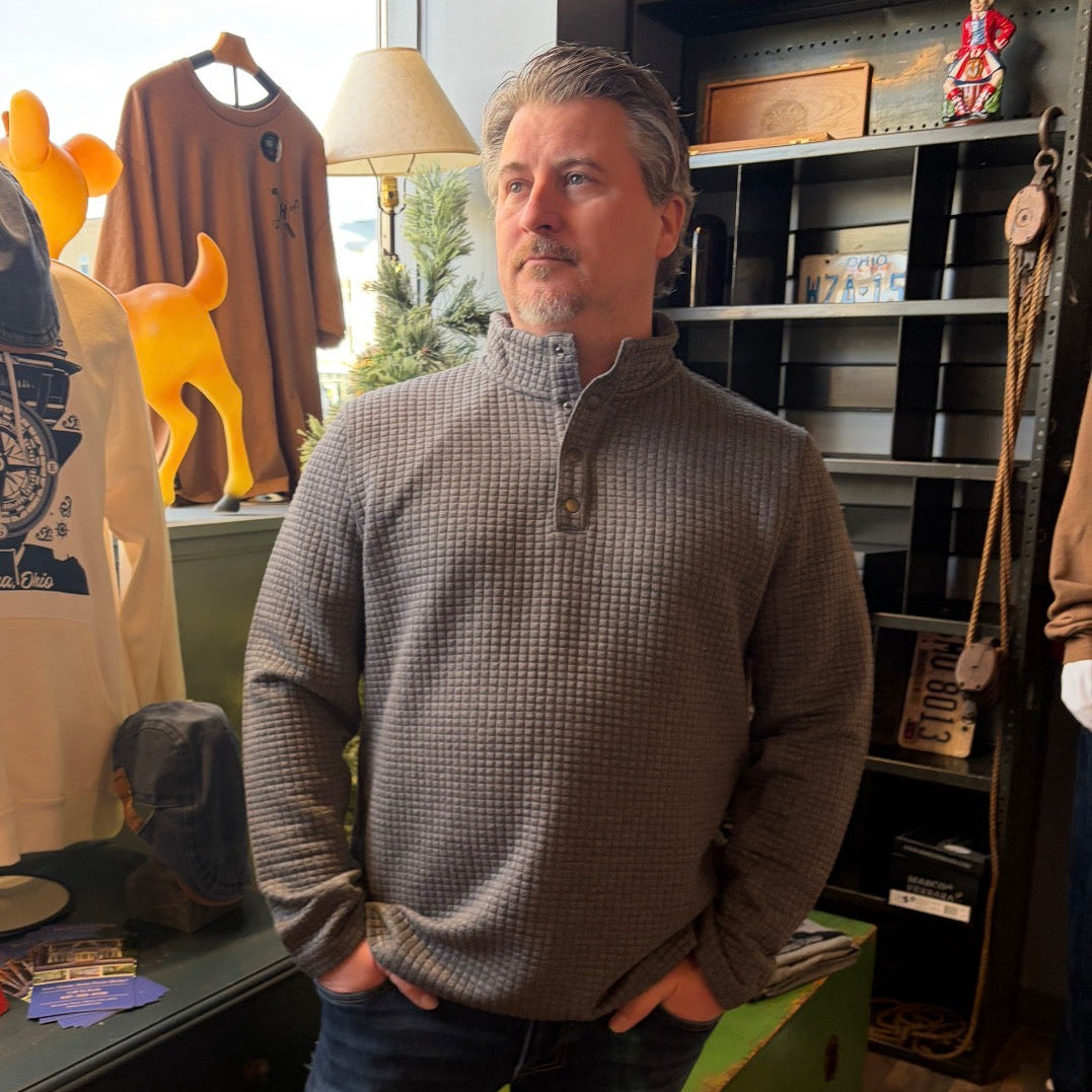 Silverton Quilted Snap Mock Neck by Flag and Anthem