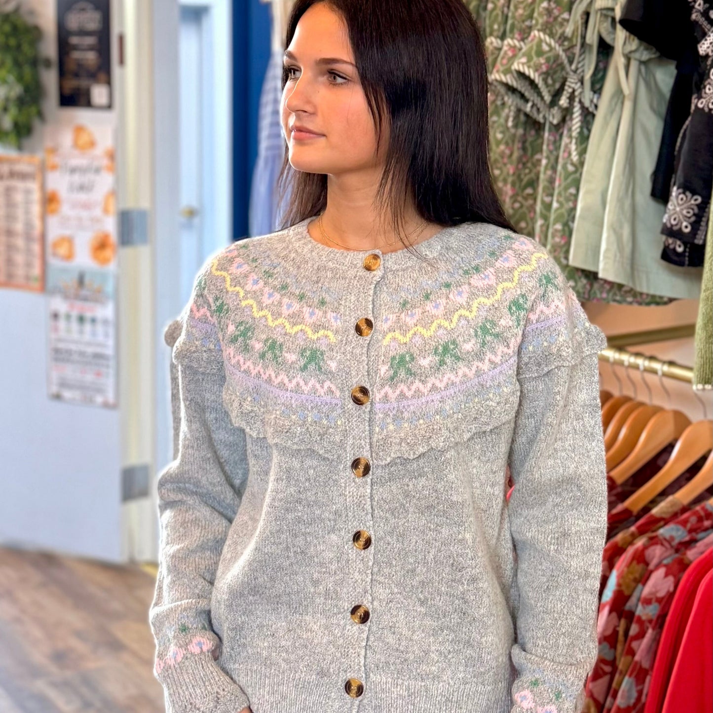 Aurelia Fair Isle Knit Sweater