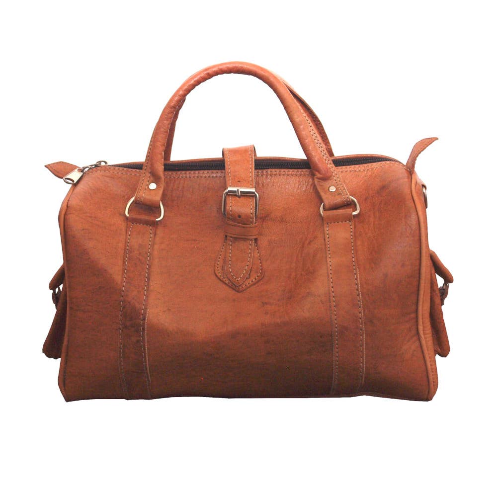 Leather Bowling Bag by Berber