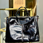 Shelia Medium Satchel in Black by HOBO