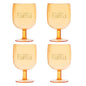 Sunshine And Cocktails-Set of 4 Stackable Wine Glasses