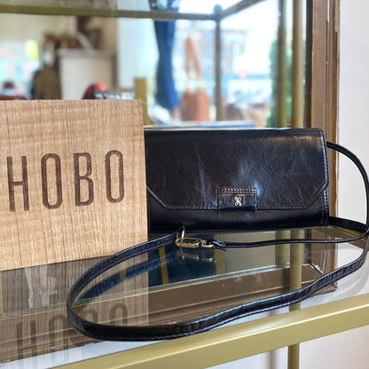 Romy Wallet Crossbody in Black by HOBO