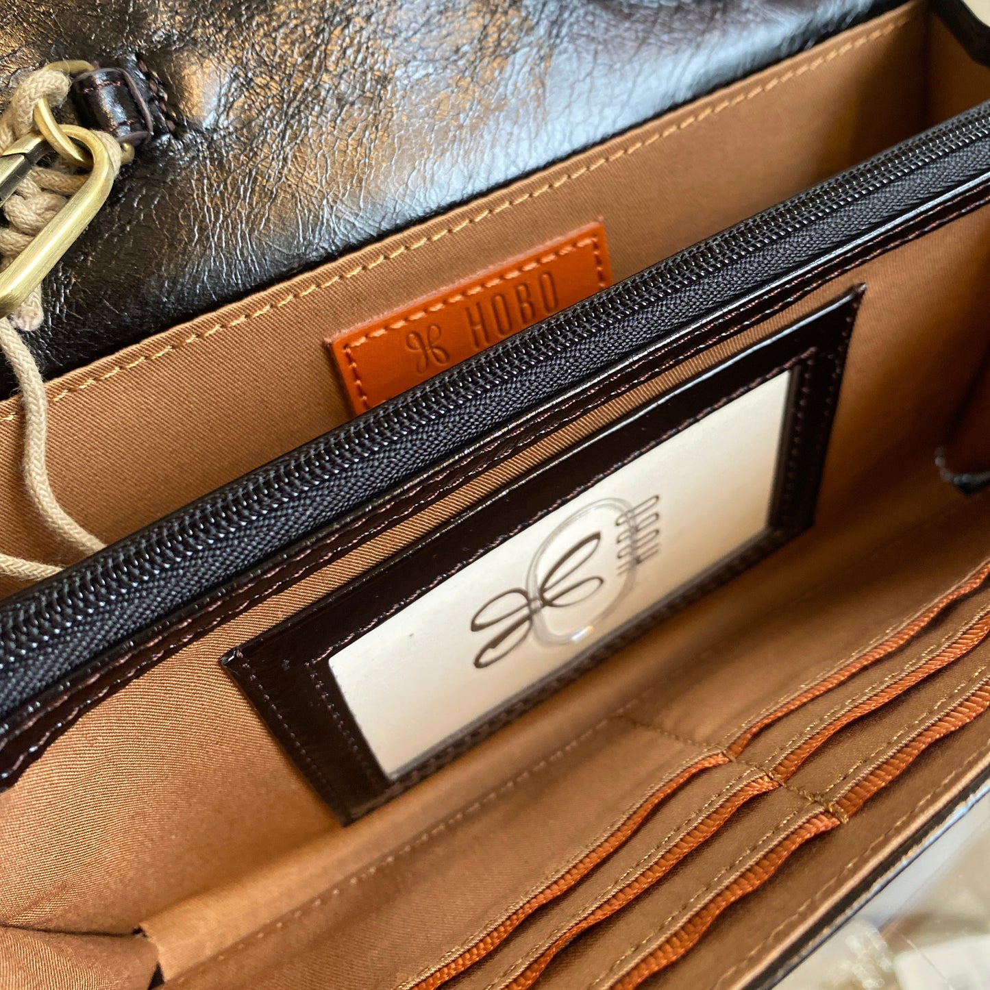 Romy Wallet Crossbody in Black by HOBO