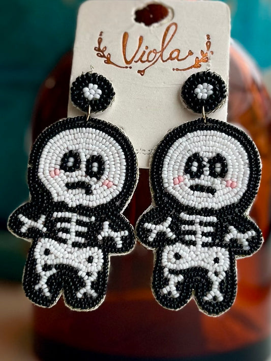 Halloween Skeleton Earrings