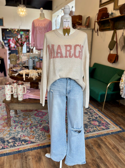 MARGS Lightweight Sweater in Cream