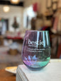 Bestie Stemless Wine Glass