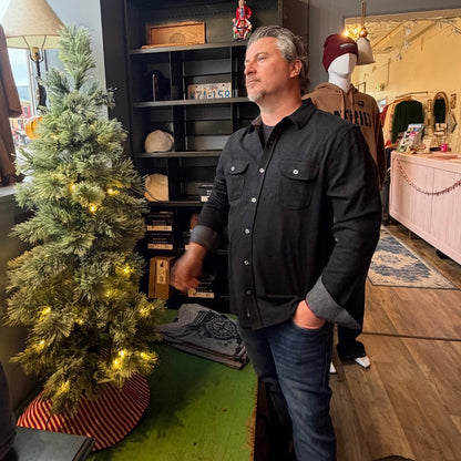 Hero Solid Knit Twill Flannel Shirt by Flag and Anthem