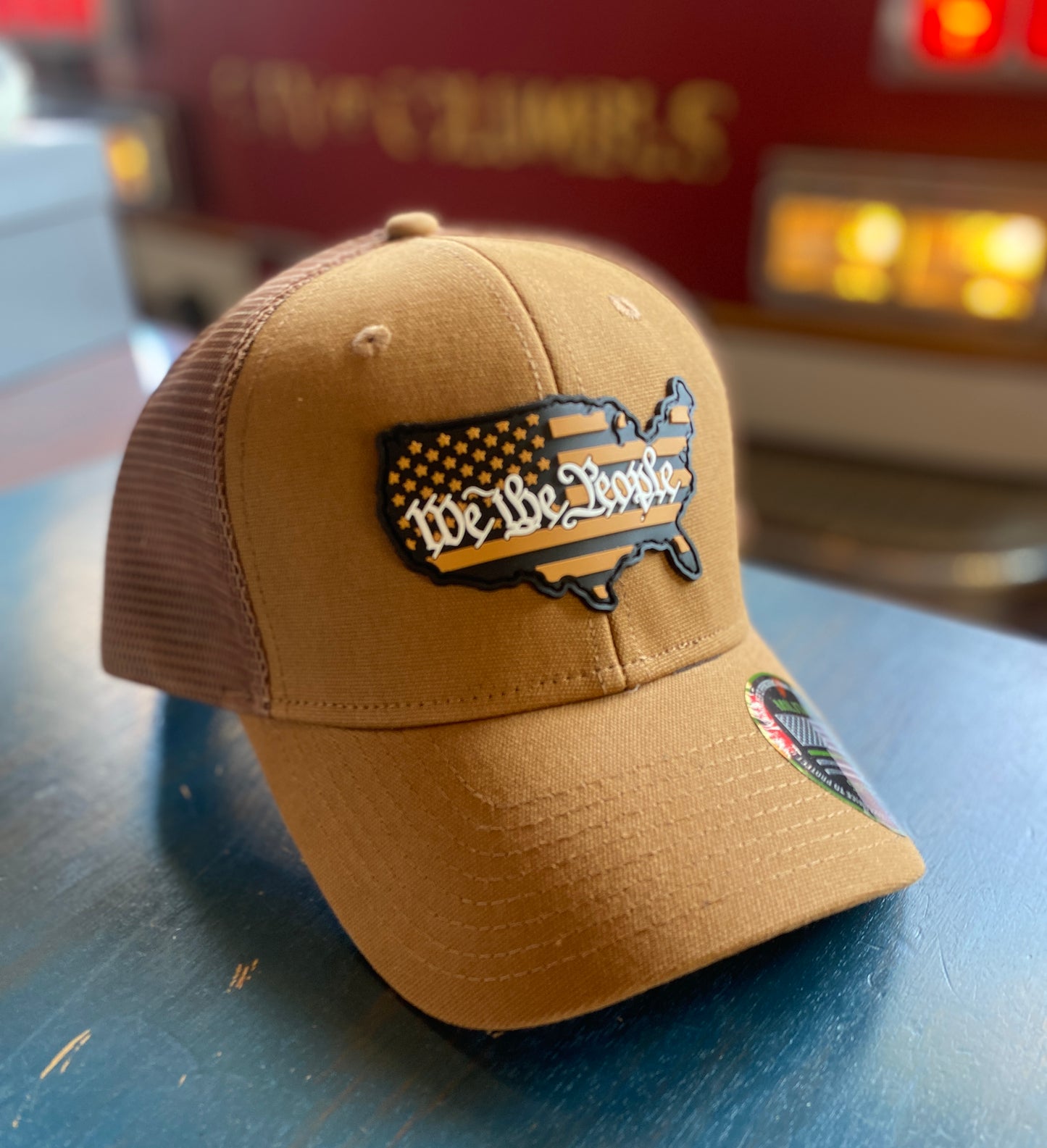 We The People States Hat in Camel by Howitzer