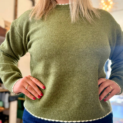 Eloise Sweater in Olive