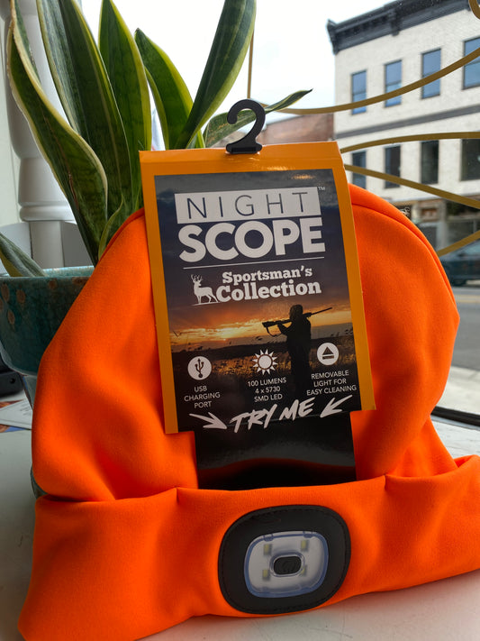 Night Scope Orange Beanie