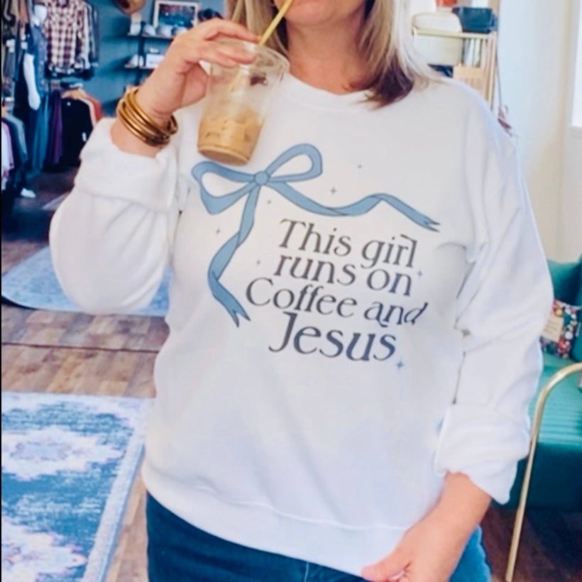 Coffee And Jesus Sweatshirt